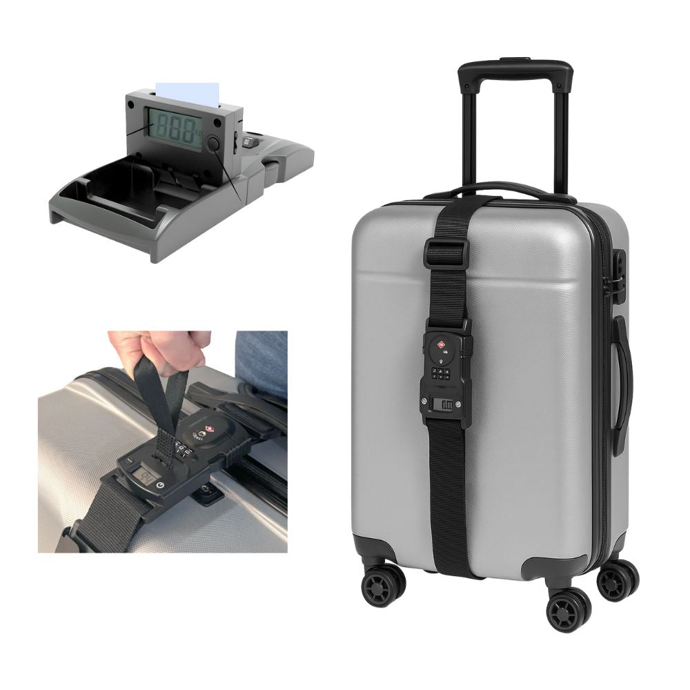 Correa de Seguridad con Balanza Electrónica para Maletas o Equipaje