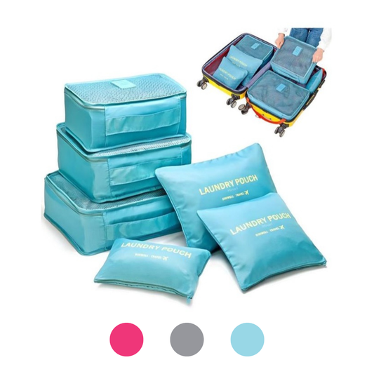 Clothes Organizer for Suitcases (Light Blue)