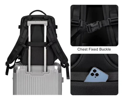 Mochila Viajera básica (Negro)