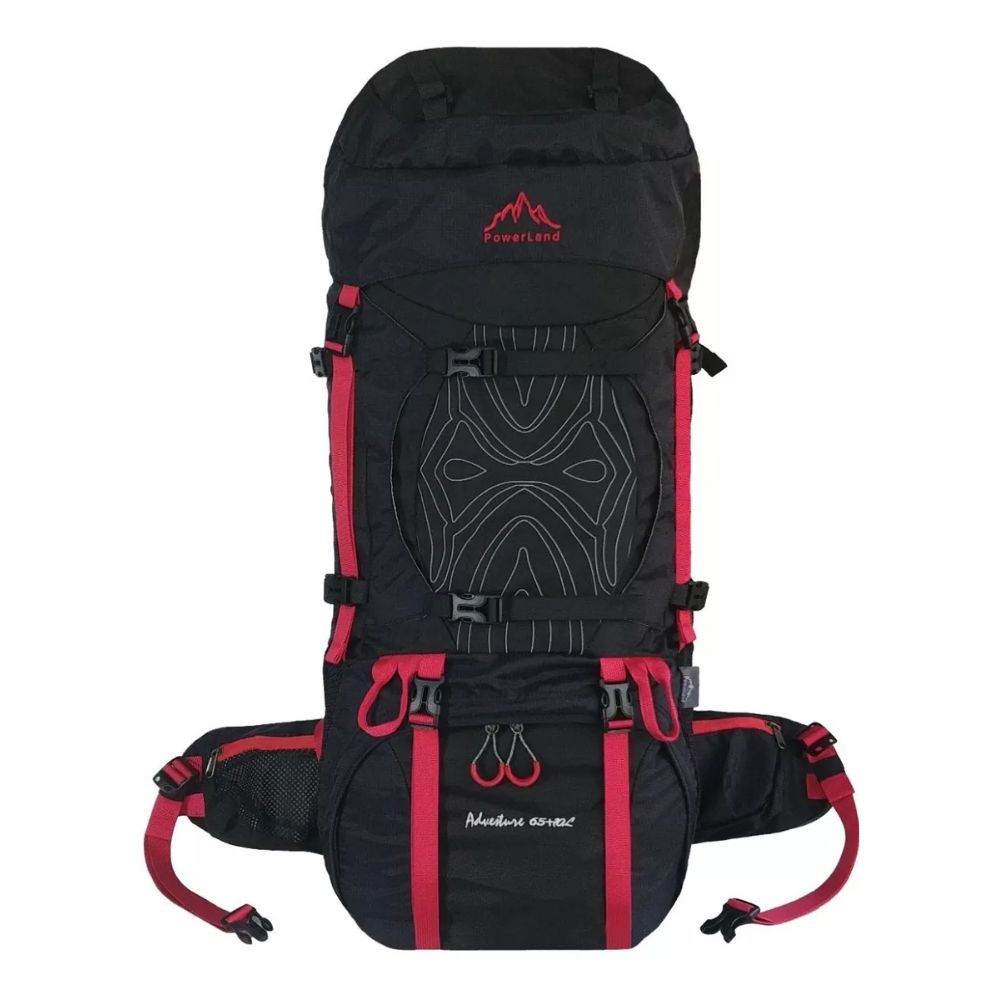 Mochila Outdoor Adventure 75 Litros (Negro) - Powerland