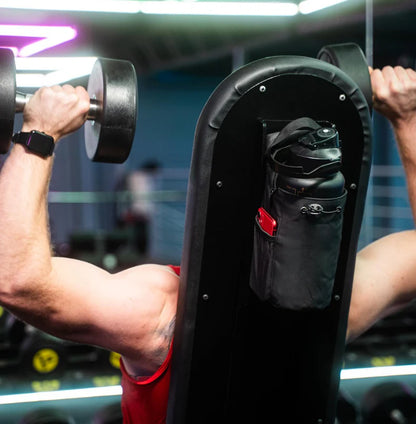 Bolsa porta botellas de gimnasio magnética