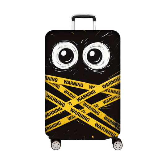 Funda protectora elástica para maleta de cabina (Warning)