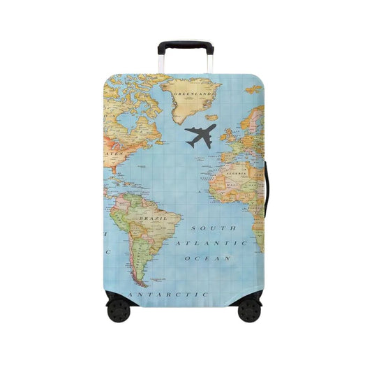 Funda protectora elástica para maleta de cabina (Mapa)