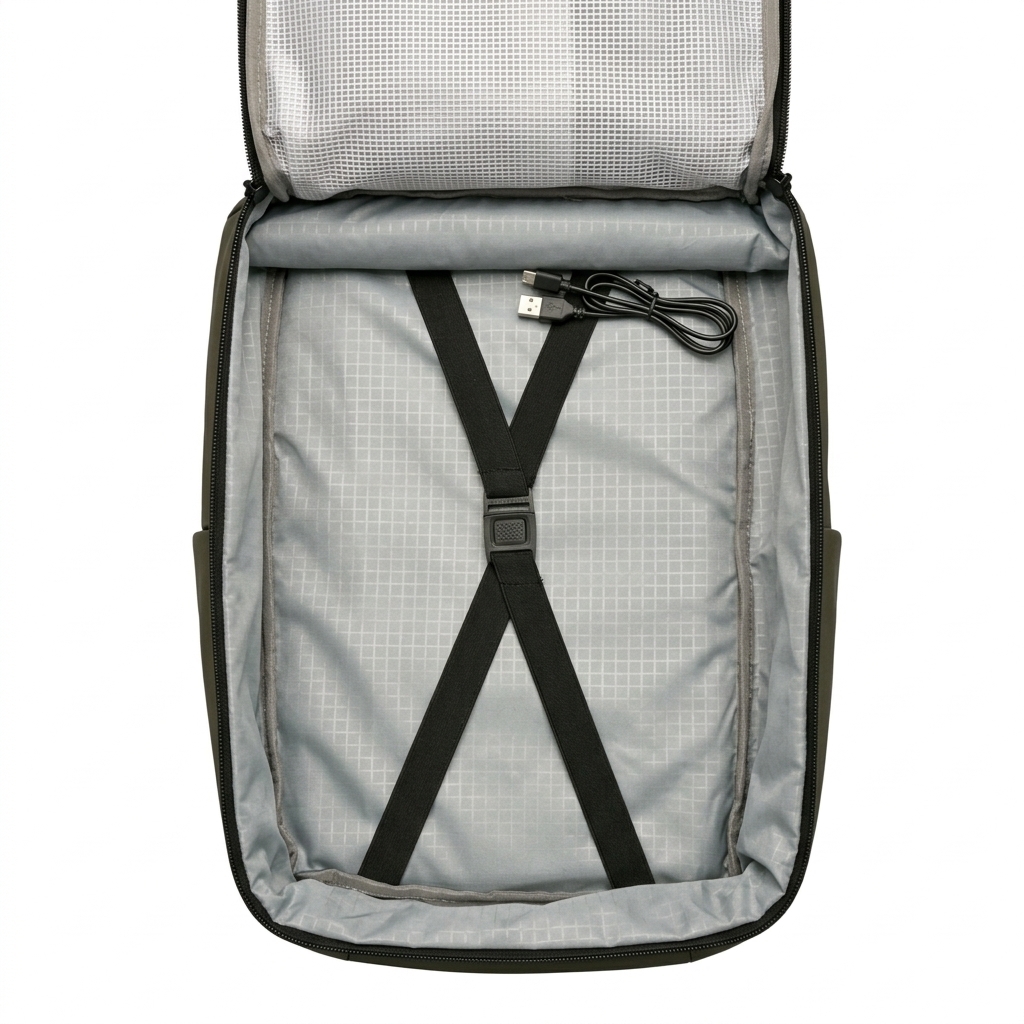 Mochila Viajera Militar (Verde) - SkyBow