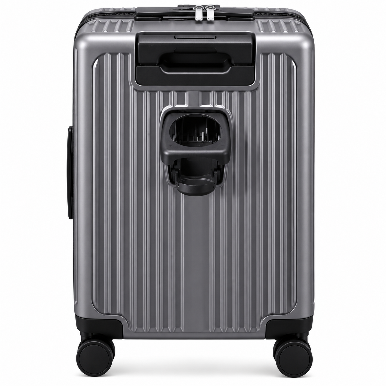 Maleta para cabina porta laptop (Plomo) - SMART