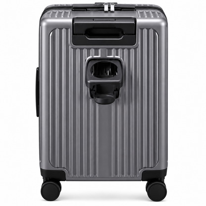 Maleta para cabina porta laptop (Plomo) - SMART