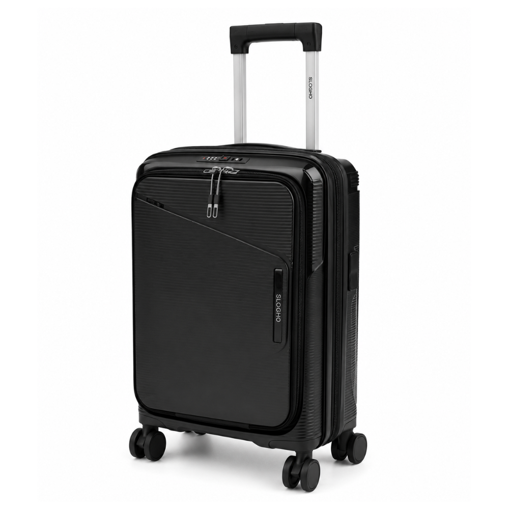Maleta para cabina porta laptop (Negro) - SLOGHO