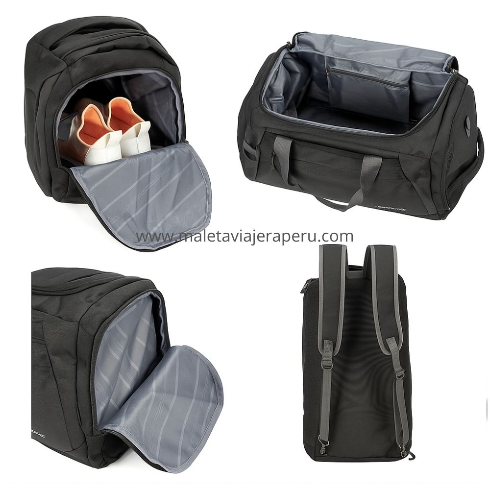 Maletín deportivo 2 en 1 (Negro) - CORMEILIN