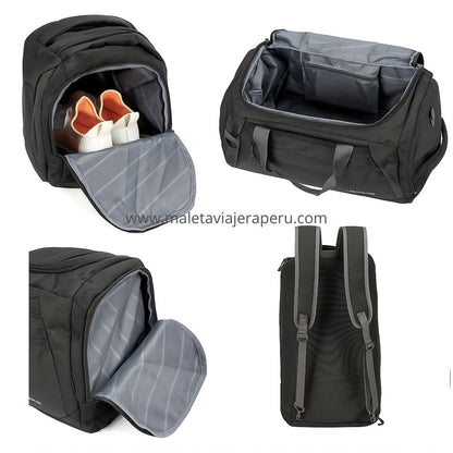 Maletín deportivo 2 en 1 (Negro) - CORMEILIN