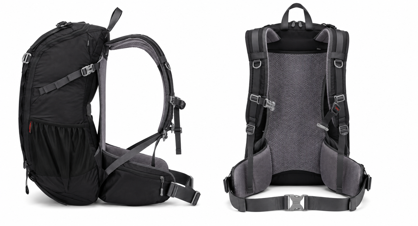 Mochila Outdoor Ruckpack 40 Litros (Negro) - AI ONE