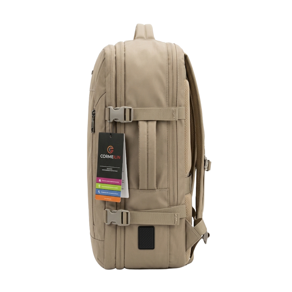 Mochila Viajera Portalaptop (Beige) - Cormeilin