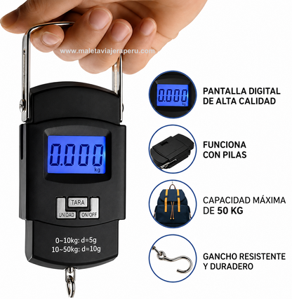 Balanza Electrónica con Pantalla Digital