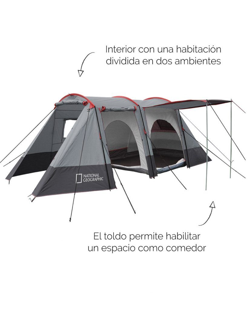 Carpa Renegade XT - VIII (8 Personas) - National Geographic - Tienda Maleta Viajera Perú - carpa