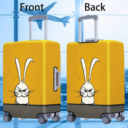 Funda protectora elástica para maleta de cabina (Conejo) Maleta
