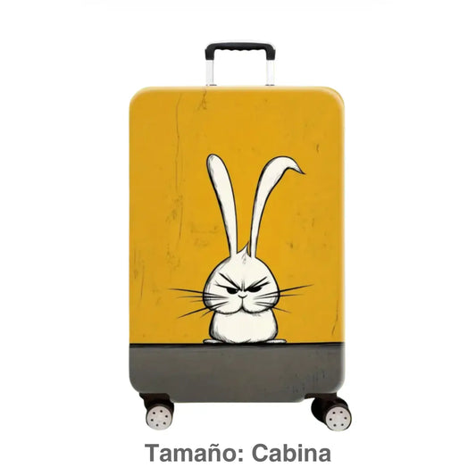 Funda protectora elástica para maleta de cabina (Conejo) Maleta