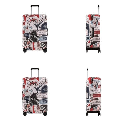 Funda protectora elástica para maleta de cabina (Estampas) - Maleta