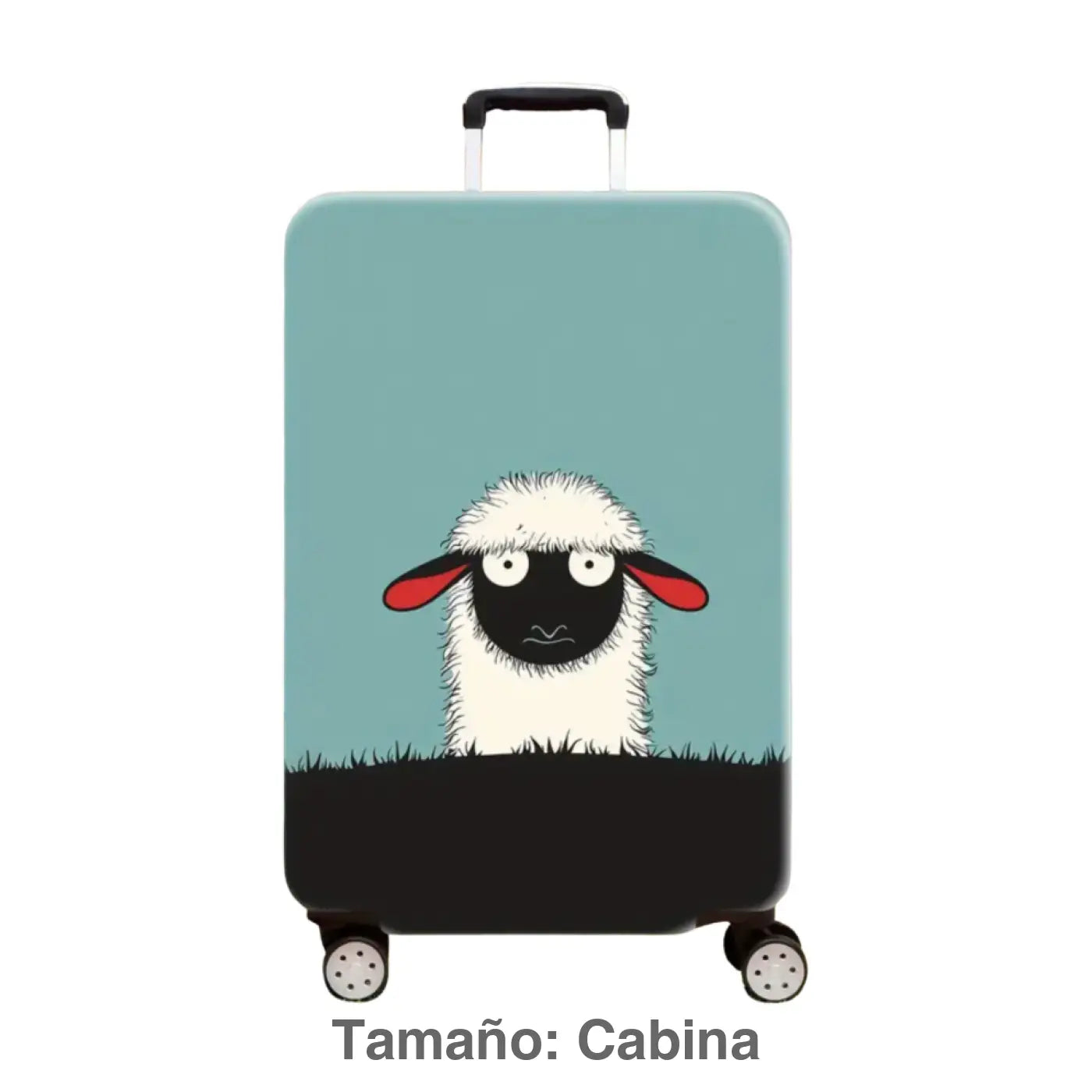 Funda protectora elástica para maleta de cabina (Oveja) Maleta