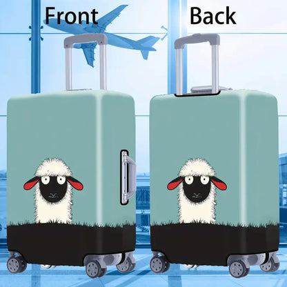 Funda protectora elástica para maleta de cabina (Oveja) Maleta