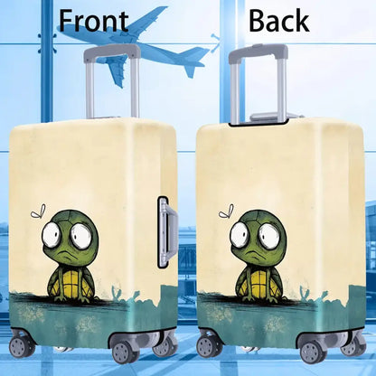 Funda protectora elástica para maleta de cabina (Tortuga) Maleta