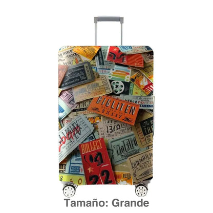Funda protectora elástica para maleta Grande (Tickets) Maleta