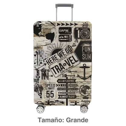 Funda protectora elástica para maleta grande (Viajes) - Maleta