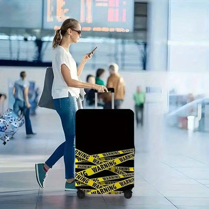 Funda protectora elástica para maleta grande (Warning Solo) - Maleta