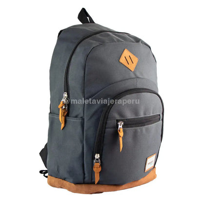 Mochila Porta Laptop Viajera Negro Backpacks