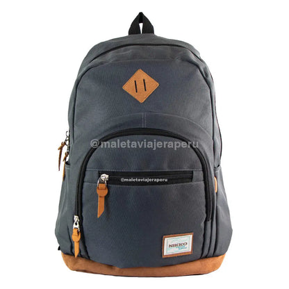 Mochila Porta Laptop Viajera Negro Backpacks