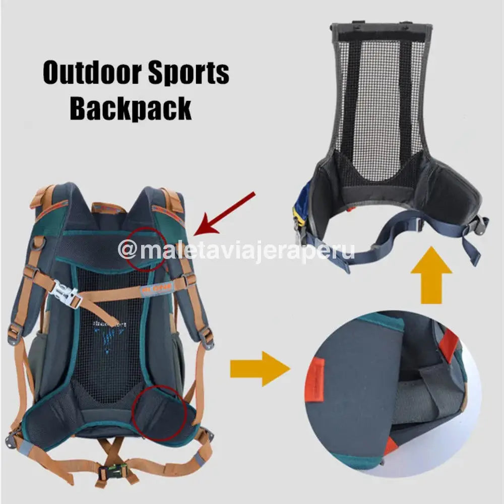 Mochila Viajera Ai One Outdoor 30L (Plomo) Backpacks