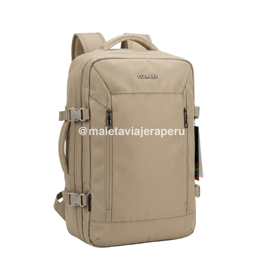 Mochila Viajera Portalaptop (Beige) - Cormeilin