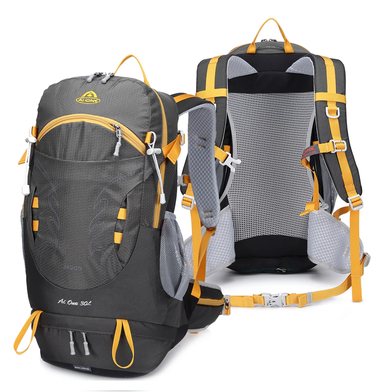 Mochila Outdoor Jason 30 LITROS (Plomo) - AI ONE