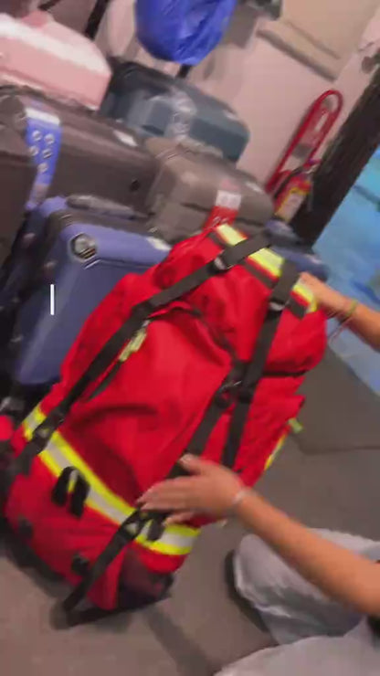 Mochila Profesional para Emergencia Primeros Auxilios y Rescate (80 litros)