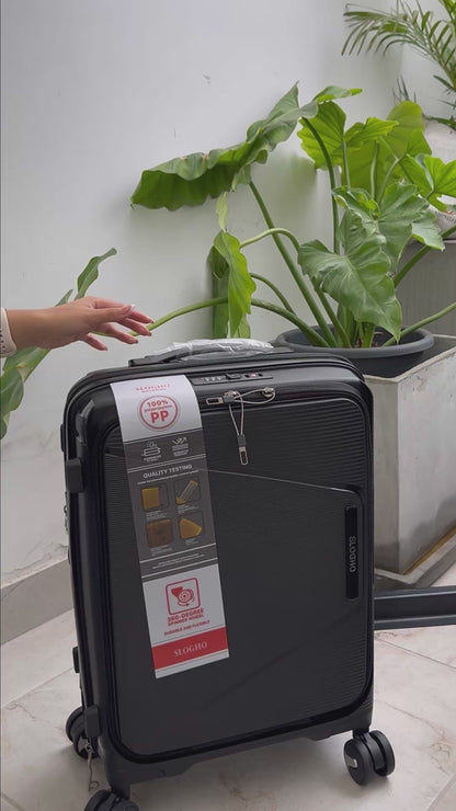 Maleta para cabina porta laptop (Negro) - SLOGHO