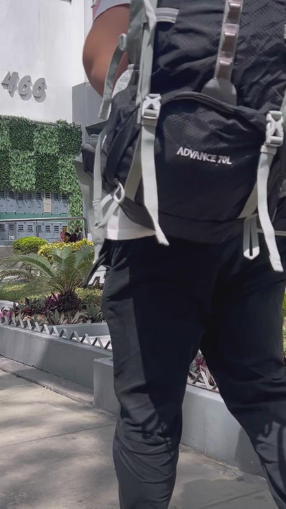 Mochila Outdoor Advance 70 litros (Negro) - NEVO RHINO