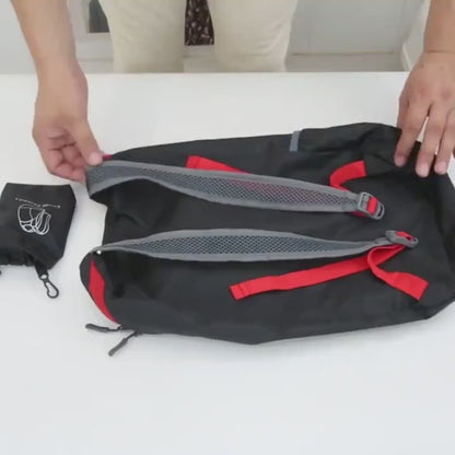 Mochila Plegable Portátil (Plomo)