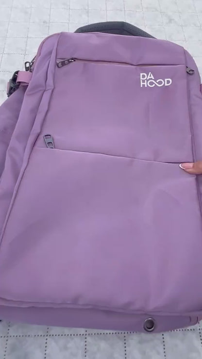 Mochila Viajera Deluxe (Negro) - Da Hood