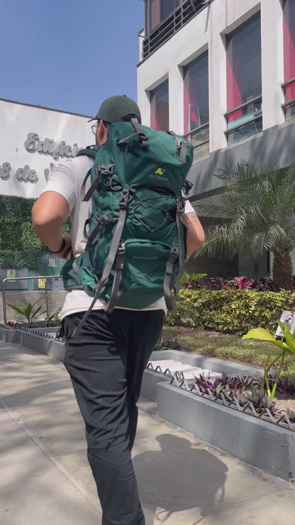 Mochila Outdoor Advance 60 litros (Verde) - NEVO RHINO