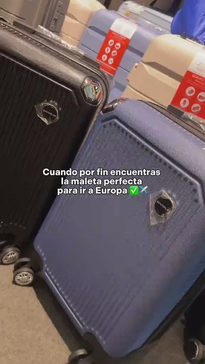 Maleta de ruedas Mini-cabina (Negro) - ABS