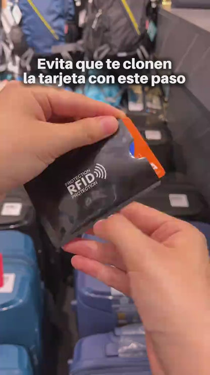 Funda bloqueo de señal RFID para tarjetas (Pack x3)