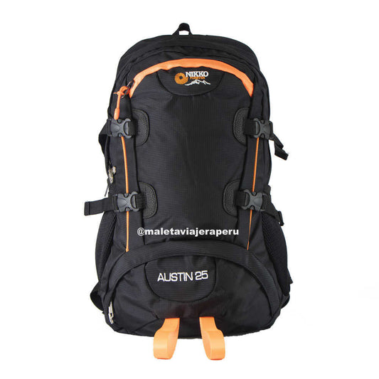 Mochila Outdoor Austin 25 litros (Negro) - Nikko Equipment