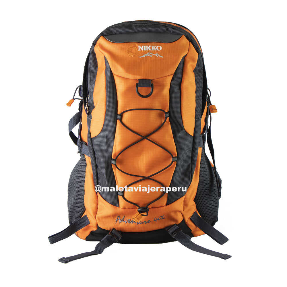 Mochila Outdoor Adventure 40 litros (Naranja) - Nikko Equipment
